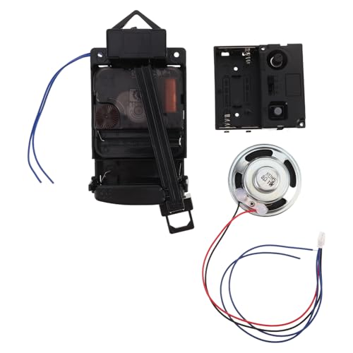 Veemoon 1 Satz Pendeluhr Mechanismus mit Musikbox und Lautsprecher Präzises Uhrwerk mit Stündlichem Signal Einfache Installation für DIY Projekte für Reparatur und Upgrade von Wanduhren von Veemoon