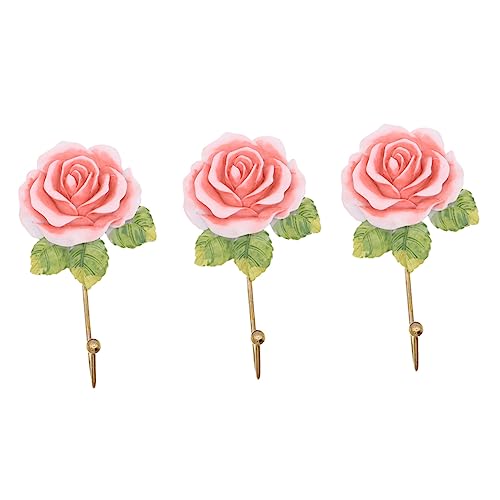 Veemoon 1 Satz Rosen Wandhaken Dekorative Schlüssel Und Kleiderhaken Für Wohnzimmer Schlafzimmer Küche Badezimmer Platzsparende Aufhängemöglichkeiten Mit Feiner Verarbeitung 3 Stück Veemoon 1 Satz Rosen Wandhaken Dekorative Schlüssel Und Kleiderhaken Für Wohnzimmer Schlafzimmer Küche Badezimmer Platzsparende Aufhängemöglichkeiten Mit Feiner Verarbeitung 3 Stück von Veemoon