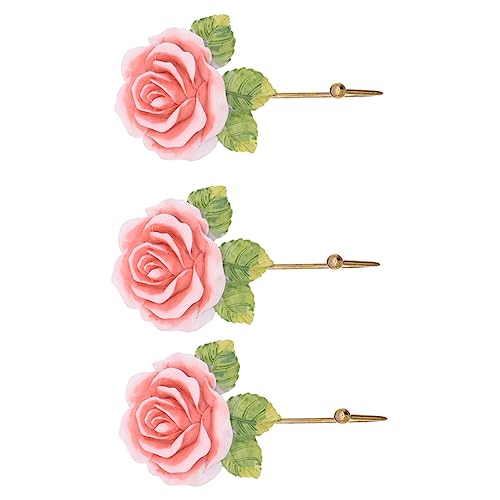 Veemoon 1 Satz Rosenform Haken Multifunktionale Wandhaken Für Schlüssel Handtaschen Handtücher Für Schlafzimmer Wohnzimmer Küche Und Badezimmer 3 Stück Veemoon 1 Satz Rosenform Haken Multifunktionale Wandhaken Für Schlüssel Handtaschen Handtücher Für Schlafzimmer Wohnzimmer Küche Und Badezimmer 3 Stück von Veemoon