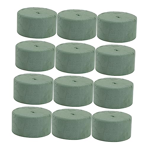 Veemoon 1 Satz Runde Blumensteckmasse Wasserabsorbierende Blumenerde Für Blumenarrangements Für Zuhause Und Floristik Grün 12 Stück Veemoon 1 Satz Runde Blumensteckmasse Wasserabsorbierende Blumenerde Für Blumenarrangements Für Zuhause Und Floristik Grün 12 Stück von Veemoon