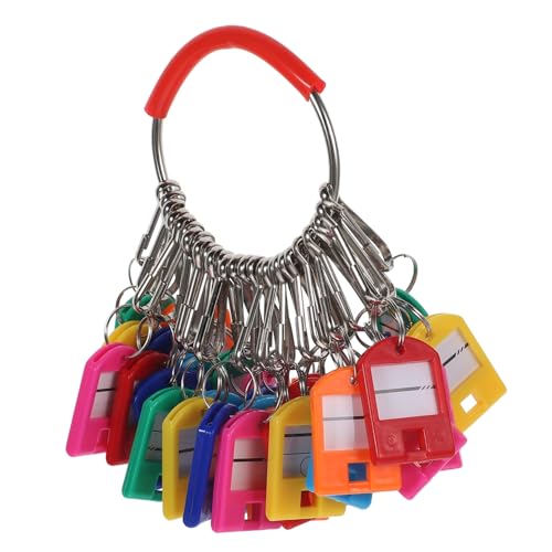 Veemoon 1 Satz Schlüssel Organizer mit Tragbaren Schlüsselanhängern und Etiketten Design aus Metall Aufbewahrung und Kennzeichnung von Schlüsseln und Zubehör Veemoon 1 Satz Schlüssel Organizer mit Tragbaren Schlüsselanhängern und Etiketten Design aus Metall Aufbewahrung und Kennzeichnung von Schlüsseln und Zubehör von Veemoon