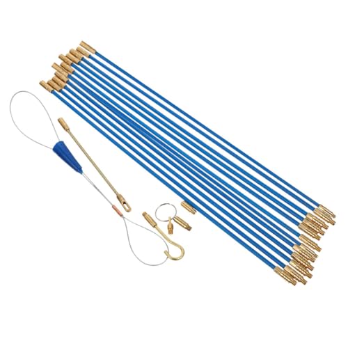 Veemoon 1 Satz Wandkabelset wirhings fiberglasstangen Wanddurchführung Werkzeug electrician tools Kabelverlegungswerkzeug draht abklebeband Fiberglas-Fischband Einfädelvorrichtung Kupfer Veemoon 1 Satz Wandkabelset wirhings fiberglasstangen Wanddurchführung Werkzeug electrician tools Kabelverlegungswerkzeug draht abklebeband Fiberglas-Fischband Einfädelvorrichtung Kupfer von Veemoon