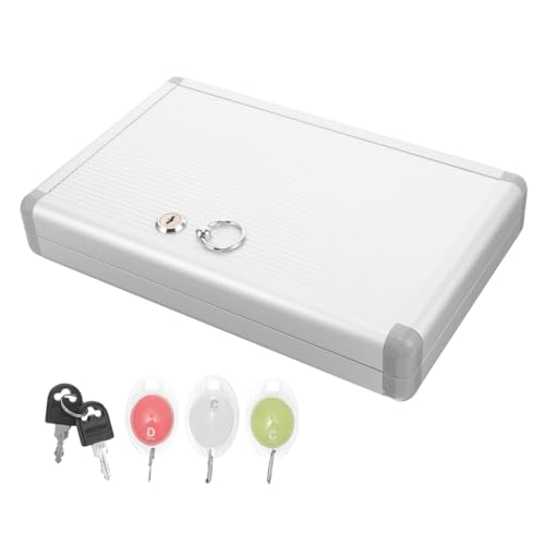 Veemoon 1 Satz Wandmontierter Schlüsselorganizer aus Aluminiumlegierung Fächer Schlüsselmanagementbox für Büro und Zuhause Langlebig Installieren Veemoon 1 Satz Wandmontierter Schlüsselorganizer aus Aluminiumlegierung Fächer Schlüsselmanagementbox für Büro und Zuhause Langlebig Installieren von Veemoon