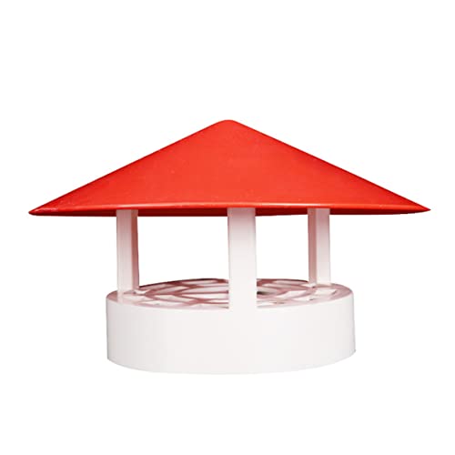 Veemoon 1 Stk. Abdeckung Schornstein Regenfest Multifunktion - Lüftungsschacht Isolierung Kunststoff Cm Pilzentlüftung für Schornstein Regen Rund Weiß Rot Top Abdeckungen Kaminschutzkappe Veemoon 1 Stk. Abdeckung Schornstein Regenfest Multifunktion - Lüftungsschacht Isolierung Kunststoff Cm Pilzentlüftung für Schornstein Regen Rund Weiß Rot Top Abdeckungen Kaminschutzkappe von Veemoon