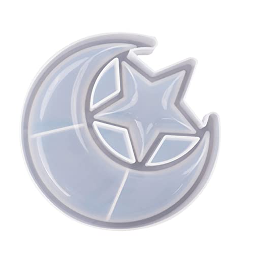 Veemoon 1 Stück Crescent Silikonform für DIY Projekte Flexible Gießform für Sterne und Monde für Kreative Aufbewahrungstabletts und Bastelarbeiten Weiß Veemoon 1 Stück Crescent Silikonform für DIY Projekte Flexible Gießform für Sterne und Monde für Kreative Aufbewahrungstabletts und Bastelarbeiten Weiß von Veemoon