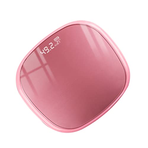 Veemoon 1 Stück Intelligente Personenwaage Praktische Digitale Körperfettwaage für Fitness Management mit Hochauflösendem LED Display Geeignet für Ganze Familie Zufällige Zufällige Farbe von Veemoon