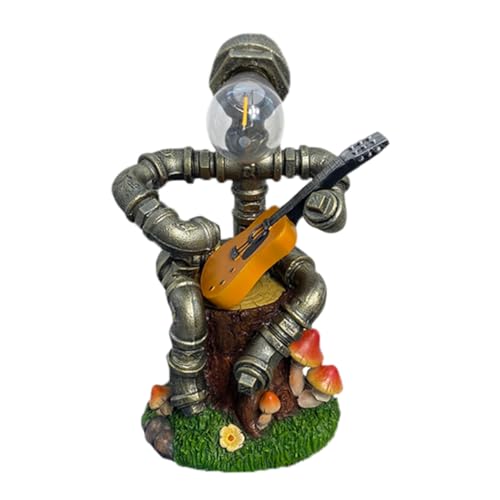 Veemoon 1 Stück Kreative Solarleuchte Robot Statue Dekorative Gartenfigur Resin für Outdoor Gestaltung Vintage für Balkone und Gartenbeleuchtung Veemoon 1 Stück Kreative Solarleuchte Robot Statue Dekorative Gartenfigur Resin für Outdoor Gestaltung Vintage für Balkone und Gartenbeleuchtung von Veemoon