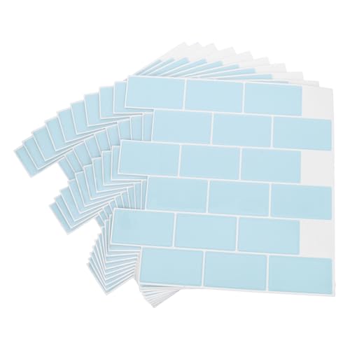Veemoon 10 Blatt Selbstklebende Fliesenaufkleber Ölbeständig Wandfolie für Badezimmer Skyblau Wandprotektor mit Fliesenstruktur Veemoon 10 Blatt Selbstklebende Fliesenaufkleber Ölbeständig Wandfolie für Badezimmer Skyblau Wandprotektor mit Fliesenstruktur von Veemoon