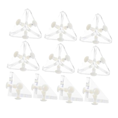Veemoon 10 Sätze Eckwinkel Transparent Förmige Halterungen für Displays Einfache Montage ohne Werkzeug Hochtransparente Stützen für Schmuck Uhren Accessoires Veemoon 10 Sätze Eckwinkel Transparent Förmige Halterungen für Displays Einfache Montage ohne Werkzeug Hochtransparente Stützen für Schmuck Uhren Accessoires von Veemoon