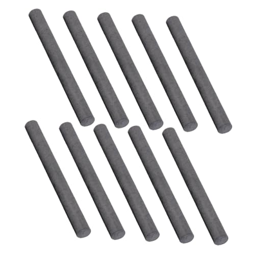 Veemoon 10 Stück Graphitstäbe Kohlenstoffstäbe Rührstäbe Metallschmelzwerkzeuge Rührstäbe Zum Gießen Graphitleitstäbe Graphitelektroden Zylinderstäbe Wiederverwendbar von Veemoon