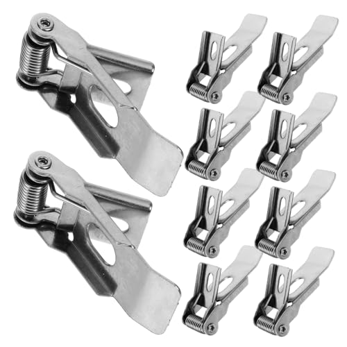 Veemoon 10 Stück Halteclips für Deckenleuchten Federclips für Einbauleuchten für LED Panels und Spotlights Langlebig Robustem Einfache Installation und Vielseitige Anwendung von Veemoon