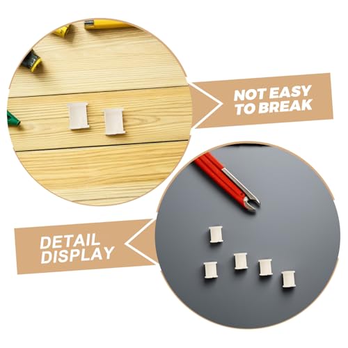 Veemoon 10 Stück Kleine Möbelrollen Buchsen aus Robustem Kunststoff Verschleißfest Stoßfest Einsetzbare Hülsen für Bürostuhl lenkrollen Leichte Anbringung Rutschfest und Langlebig von Veemoon