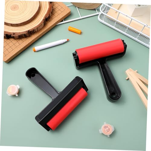 Veemoon 10 Stück Malerrollen Kunststoff Farbroller Roller für Druck Ink Blöcke Stabil Langlebig Angenehmes Griffgefühl für Kunsthandwerk und Bastelarbeiten Veemoon 10 Stück Malerrollen Kunststoff Farbroller Roller für Druck Ink Blöcke Stabil Langlebig Angenehmes Griffgefühl für Kunsthandwerk und Bastelarbeiten von Veemoon