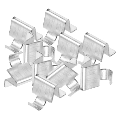 Veemoon 10 Stück Robuste Regalhalter Clips für Küchen Aktenschränke Dicke Einlegebodenhalter für Stabile Sichere Fachböden Einfache Montage und Universeller Einsatz von Veemoon