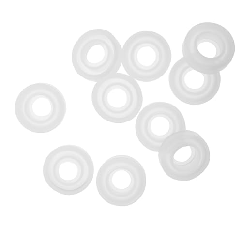 Veemoon 10 Stück Teiliges Silikon Halbrund Ringform DIY Schmuck Gussform für Kreative Handwerksprojekte mit Glatter Oberfläche und Einfacher Entnahme von Veemoon