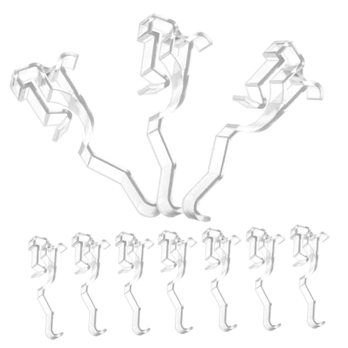 Veemoon 10 Stück Teiliges Transparente Valance Clips aus Langlebigem Kunststoff Einstellbare Halteklammern für Jalousien Saubere Optik für Fensterrollos in Wohn Geschäftsräumen Veemoon 10 Stück Teiliges Transparente Valance Clips aus Langlebigem Kunststoff Einstellbare Halteklammern für Jalousien Saubere Optik für Fensterrollos in Wohn Geschäftsräumen von Veemoon