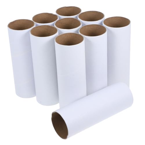 Veemoon 10 Stück Teiliges Weiße Papierrollen Stabile Bastelröhren für DIY Kunstprojekte Kreative Handarbeitsmaterialien für Gruppenaktivitäten und Motorische Veemoon 10 Stück Teiliges Weiße Papierrollen Stabile Bastelröhren für DIY Kunstprojekte Kreative Handarbeitsmaterialien für Gruppenaktivitäten und Motorische von Veemoon