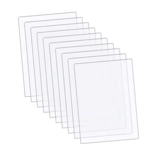 Veemoon 10 Stück Transparentes Acrylglas für DIY Projekte Hochwertige Bruchsichere Platten für Fotoausstellungen Bastelarbeiten und Displays Veemoon 10 Stück Transparentes Acrylglas für DIY Projekte Hochwertige Bruchsichere Platten für Fotoausstellungen Bastelarbeiten und Displays von Veemoon