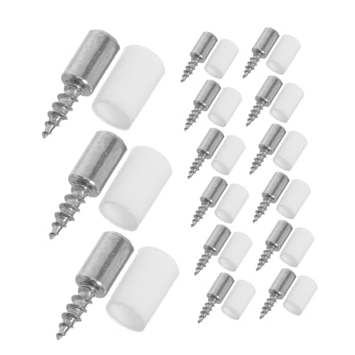 Veemoon 100 Stück Regalstützstift Einlegeboden Halter Bücherregal Regalbodenträger Shelf Support Pegs Cabinet Regalboden Stifte Dübelstift Regalstützstifte Selbstkippschrauben White von Veemoon