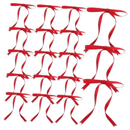 Veemoon 100 Stück Rote Satin Schleifen mit Langem Langlebige DIY Geschenkverpackungsschleifen für Weihnachten Hochzeit Shower und Geburtstag Vielseitige Dekoration Veemoon 100 Stück Rote Satin Schleifen mit Langem Langlebige DIY Geschenkverpackungsschleifen für Weihnachten Hochzeit Shower und Geburtstag Vielseitige Dekoration von Veemoon
