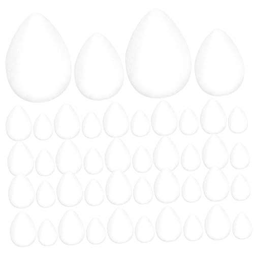 Veemoon 100stücke Handwerk Schaum Bälle Blank Tropfenform Schäume Bälle Für Hochzeit Party Crafting DIY Zubehör Und Bastelmaterial von Veemoon