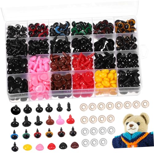 Veemoon 1028 STK Sicherheitsaugen für Häkeltiere Realistische Sicherheitsaugen für Plüschtiere Einfach zu Befestigen für DIY Projekte Praktischer Aufbewahrungsbox Veemoon 1028 STK Sicherheitsaugen für Häkeltiere Realistische Sicherheitsaugen für Plüschtiere Einfach zu Befestigen für DIY Projekte Praktischer Aufbewahrungsbox von Veemoon