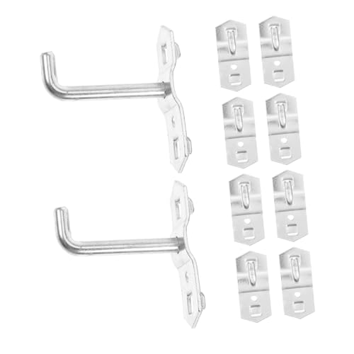 Veemoon 10stücke Stecktafelhaken Aus Metall Robuste Haken Für Werkzeugaufbewahrung Sortiment An Stecktafelhaken Für Organisation Von Bastelutensilien Stecktafel-zubehör Für Und von Veemoon