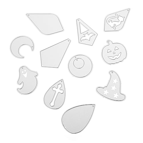 Veemoon 11 Stück Teiliges Halloween Ohrschmuck Schneidwerkzeug Langlebigem Präzise Bastelstanzformen für Handgemachte Ohrringe für DIY Schmuck und Kreative Veemoon 11 Stück Teiliges Halloween Ohrschmuck Schneidwerkzeug Langlebigem Präzise Bastelstanzformen für Handgemachte Ohrringe für DIY Schmuck und Kreative von Veemoon