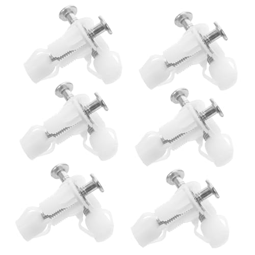 Veemoon 12 Stück Zubehör für Toilettenabdeckungen Toilettendeckelschraube WC-Sitz-Ersatzschrauben Toilettensitzbeschläge universelle WC-Sitzschrauben Erweiterungsschrauben Metall Weiß Veemoon 12 Stück Zubehör für Toilettenabdeckungen Toilettendeckelschraube WC-Sitz-Ersatzschrauben Toilettensitzbeschläge universelle WC-Sitzschrauben Erweiterungsschrauben Metall Weiß von Veemoon