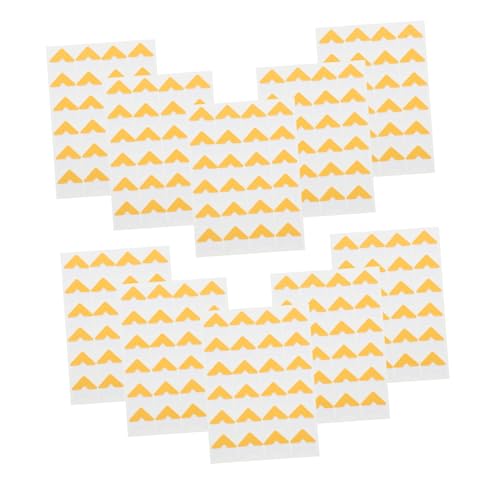 Veemoon 120 Stück Goldene Fotoecken Selbstklebend für Scrapbooking DIY Alben und Erinnerungsjournale Einfache Anwendung für Kreative Projekte von Veemoon