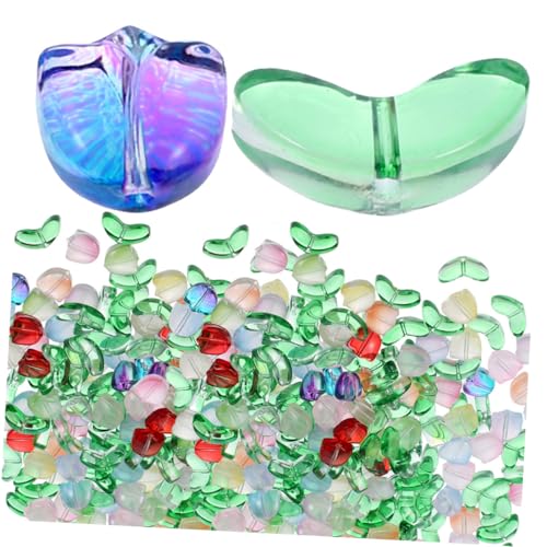 Veemoon 120 Stück Teiliges Tulpenperlen Glas für DIY Schmuckherstellung Bunte Halbtransparente Tulip Charms zum Auffädeln von Armbändern Halsketten und Accessoires Veemoon 120 Stück Teiliges Tulpenperlen Glas für DIY Schmuckherstellung Bunte Halbtransparente Tulip Charms zum Auffädeln von Armbändern Halsketten und Accessoires von Veemoon