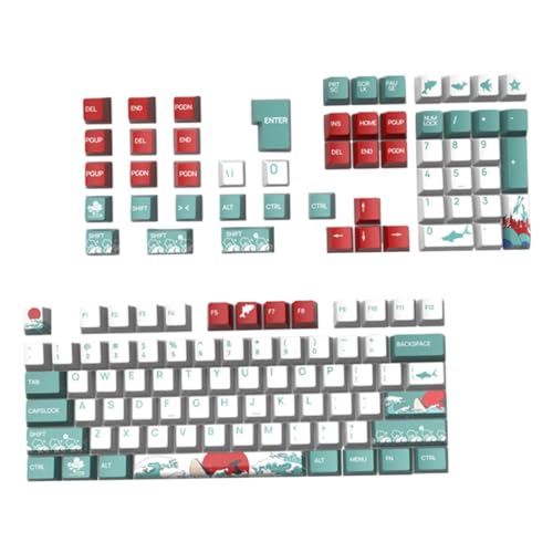 Veemoon 129 Stück Teiliges Xda Tastenkappen Design Fünfseitig Bedruckte Sublimations Keycaps Kompatibel mit Mechanischen Tastaturen Langlebig und Praktisch für Gaming und Büro Veemoon 129 Stück Teiliges Xda Tastenkappen Design Fünfseitig Bedruckte Sublimations Keycaps Kompatibel mit Mechanischen Tastaturen Langlebig und Praktisch für Gaming und Büro von Veemoon