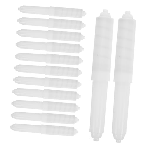 Veemoon 12stücke Wandmontierter Toilettenpapierrollenhalter Gefederter Badezimmerpapierhalter Weißer Kunststoff-rollstange Platzsparende Einbauinstallation Langlebiges Hochfestes Veemoon 12stücke Wandmontierter Toilettenpapierrollenhalter Gefederter Badezimmerpapierhalter Weißer Kunststoff-rollstange Platzsparende Einbauinstallation Langlebiges Hochfestes von Veemoon