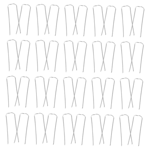 Veemoon 150 Stück Galvanisierte Blumenstecker für Befestigung Pflanzen Kränzen Vielseitig Einsetzbar für Garten und Bastelprojekte Rostbeständig und Langlebig von Veemoon