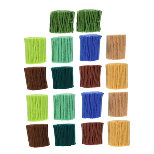 Veemoon 18 Stück Vorgeschnittene Garne für Selbstgemacht Knüpfprojekte Acrylmaterial Bunte Knüpfgarne für Teppiche Kissen und Decken Veemoon 18 Stück Vorgeschnittene Garne für Selbstgemacht Knüpfprojekte Acrylmaterial Bunte Knüpfgarne für Teppiche Kissen und Decken von Veemoon