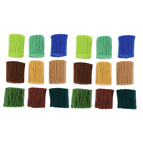 Veemoon 18Stücke DIY Garn Häkelgarn mit Voraussetzte Verriegelungshakengarne für Anfänger und Projekte Personalisierte Teppiche und Handwerksarbeiten von Veemoon