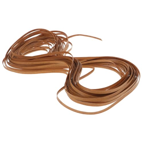 Veemoon 1Rolle Kunststoff Rattan Reparaturmaterial für Möbel DIY Bastelmaterial Handgefertigt für Stühle und Aufbewahrungskörbe Langlebig und Vielseitig Einsetzbar von Veemoon