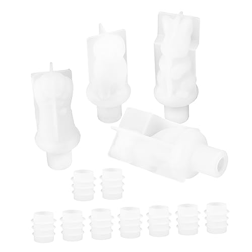 Veemoon 1Satz Silikonform für DIY Weinflaschenstopper Kristall Epoxidform für Handgefertigte Flasche Verschlüsse Teilig für Kunsthandwerk und von Veemoon