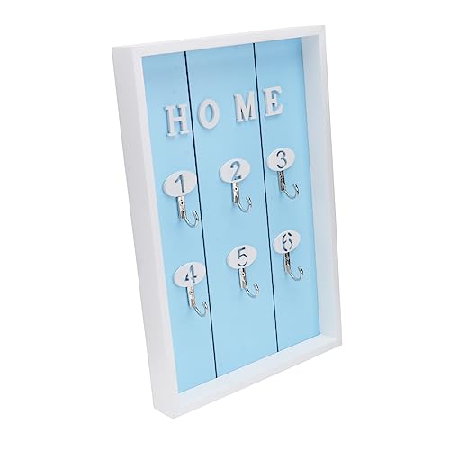 Veemoon 1Stück Wandmontierte Schlüsselbox aus Hochwertigem Naturmaterial Multifunktionales Design für Schlüsselaufbewahrung und Wanddekoration für Zuhause von Veemoon