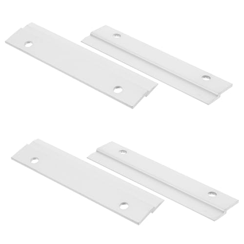 Veemoon 2 Paar Wandhalterungs Kit Aufhänger Spiegel Z Halterung Wandhalterung Montagehalterung Hängehalterungen Wandmontage Kit Silber Aluminiumlegierung von Veemoon