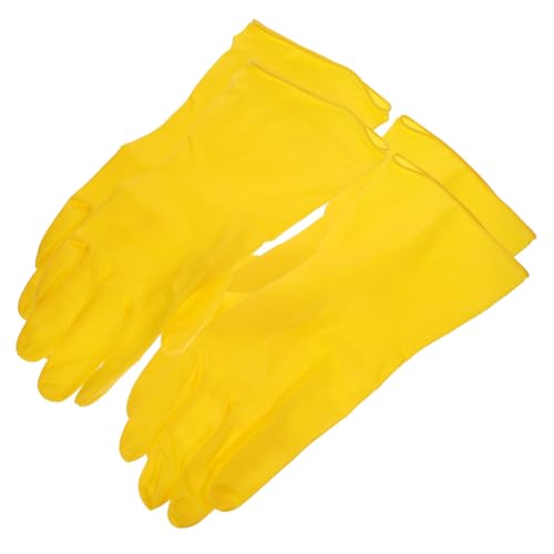 Veemoon 2 Paare PVC Spülhandschuhe für Geschirr und Haushalt Rutschfest Ölbeständig Extra Dicke Wiederverwendbare Reinigungshandschuhe mit Verlängerten Bündchen für Küchen und Hausarbeit Veemoon 2 Paare PVC Spülhandschuhe für Geschirr und Haushalt Rutschfest Ölbeständig Extra Dicke Wiederverwendbare Reinigungshandschuhe mit Verlängerten Bündchen für Küchen und Hausarbeit von Veemoon