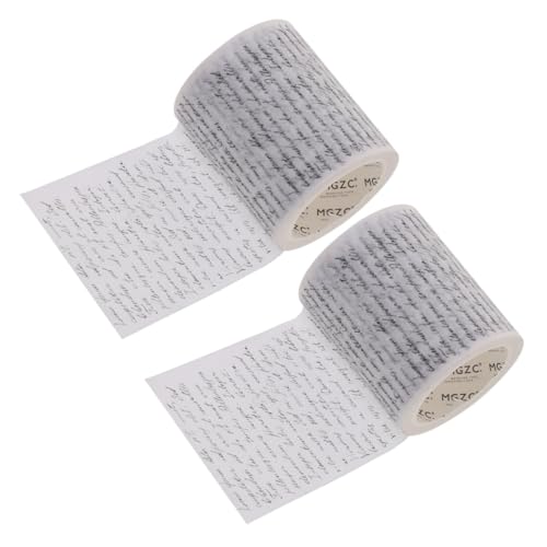 Veemoon 2 Rollen Vintage Washi Tape Selbstklebendes DIY Klebeband mit Klarem Langlebigem Muster für Scrapbooking Tagebücher Geschenkschachteln und Kreative Bastelprojekte Veemoon 2 Rollen Vintage Washi Tape Selbstklebendes DIY Klebeband mit Klarem Langlebigem Muster für Scrapbooking Tagebücher Geschenkschachteln und Kreative Bastelprojekte von Veemoon