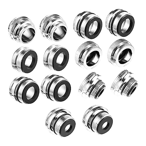 Veemoon 2 Sätze Faucet Adapter Set Teiliges Messing Kit für Garten und Wasserhahn Kompatibel mit Schlauch Sprühkopf und Wasserfilter Langlebig und Auslaufsicher Veemoon 2 Sätze Faucet Adapter Set Teiliges Messing Kit für Garten und Wasserhahn Kompatibel mit Schlauch Sprühkopf und Wasserfilter Langlebig und Auslaufsicher von Veemoon