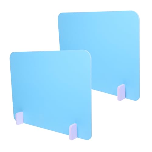 Veemoon 2sätze Akustische Tisch-trennwände Faltbare Desktop-privatsphäre-Panels Für Büros Und Schulen Geeignet Für Prüfungen Lernen Und Essbereiche Mit Untergestell von Veemoon