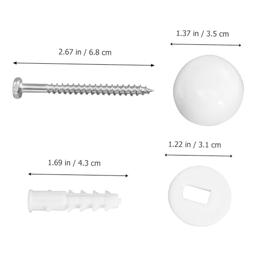 Veemoon 2 Sätze Toiletten Schrauben Wc Sitz Befestigung Schrauben mit Dekorativer Abdeckkappe Passend Einfache Montage Langlebige Toiletten Befestigungsschrauben Veemoon 2 Sätze Toiletten Schrauben Wc Sitz Befestigung Schrauben mit Dekorativer Abdeckkappe Passend Einfache Montage Langlebige Toiletten Befestigungsschrauben von Veemoon