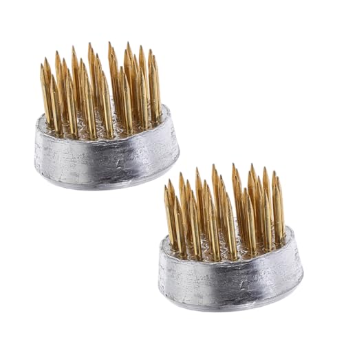 Veemoon 2 Stück Blumenhalter Blumenfrösche für Vasen Rund Vielseitig Einsetzbar Robust für Arrangements von Veemoon