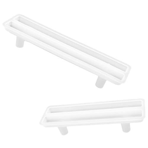 Veemoon 2 Stück DIY Silikonform für Tablettgriffe Teiliges Langlebige und Sichere Epoxidharz Gießform Kurze und Lange Varianten für Obsttablett und Teetablett Vielseitige Kreative von Veemoon