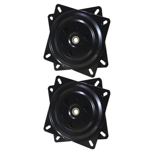 Veemoon 2 Stück Drehteller Sockel Drehbare Drehplatte Stuhl Drehsockel Mit Lagern Drehmechanismus Für Barhocker Drehmechanismus Für Liegestuhl Möbel Drehmechanismus Sitzdrehgelenk von Veemoon