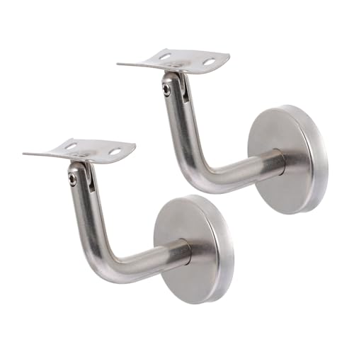 Veemoon 2 Stück Edelstahl Handlaufhalter Wandmontage Treppengeländerhalterung Robust Langlebig Einfache Installation für Holz Stahl Glas Oberflächen Veemoon 2 Stück Edelstahl Handlaufhalter Wandmontage Treppengeländerhalterung Robust Langlebig Einfache Installation für Holz Stahl Glas Oberflächen von Veemoon