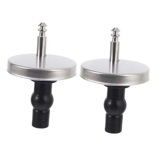 Veemoon 2 Stück Edelstahl Toilettensitz Befestigungsschrauben Wc Sitz Schrauben Kit Robust Verschleißfest Passend für Verschiedene Klodeckel Zubehör von Veemoon